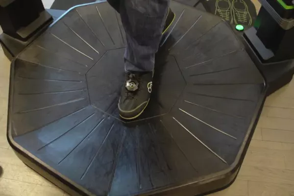 This 360 treadmill could make Disney’s metaverse a physical playground